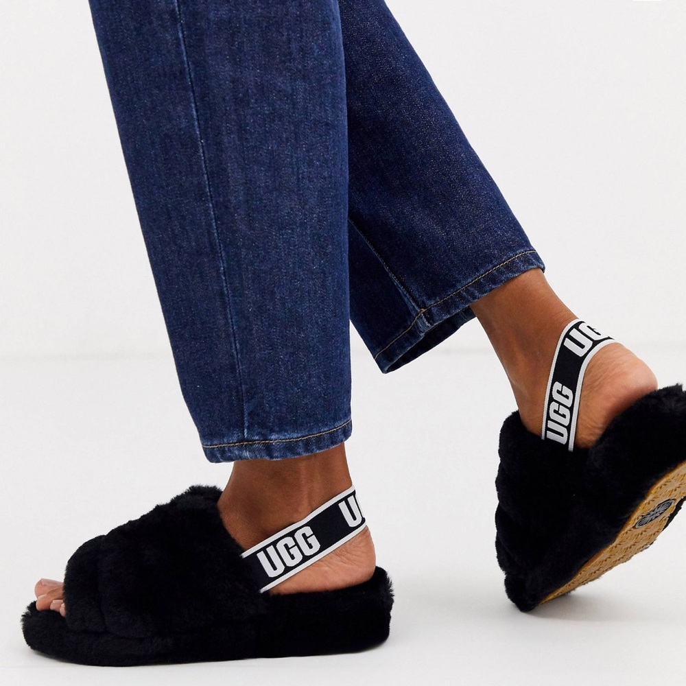 UGG fur slides